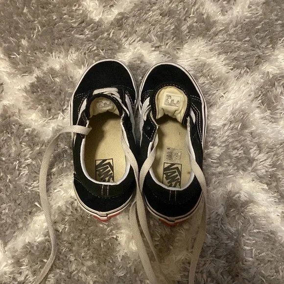 Vans Kids' Preschool Canvas Old Skool Shoes - Picture 9 of 9